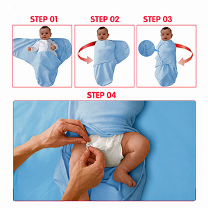 How to swaddle a baby, step by step