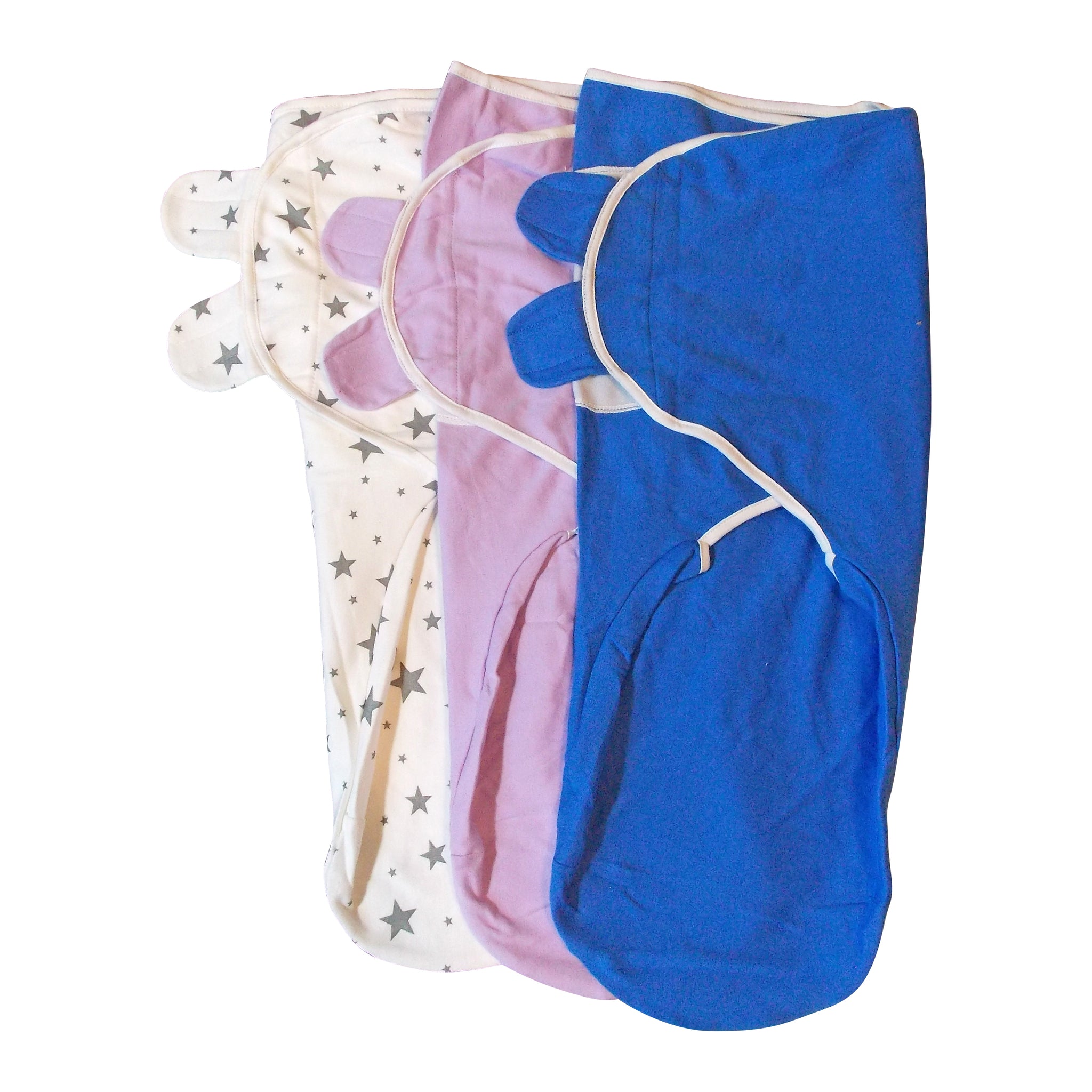 summer infant blanket 3 pack, multi-sized swaddle blanket, soft cotton wrap, fits newborn baby 0